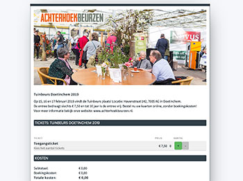 Ticketpagina Flextickets