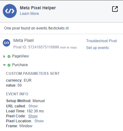 Facebook Meta Pixel toevoegen