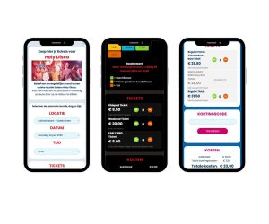 Inrichten Ticketshop