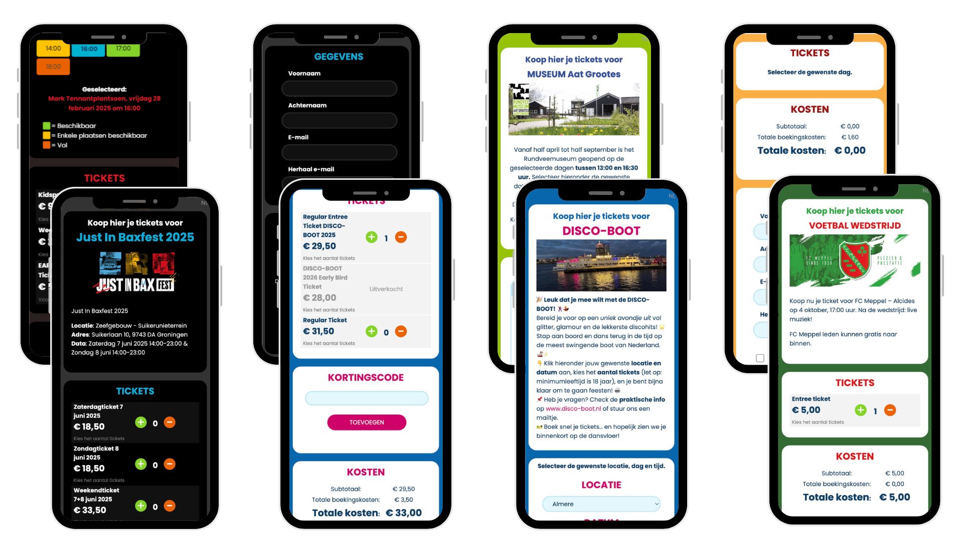 Vernieuwde ticketshop: modern en in jouw stijl