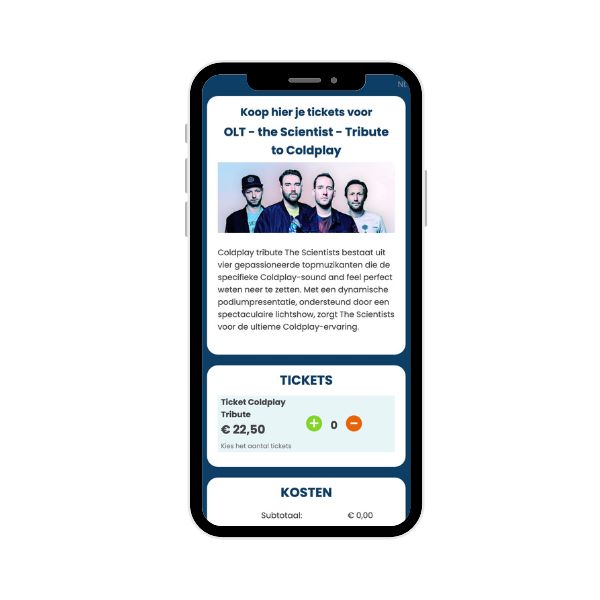 Tickets verkopen voor Theater & Cultuur