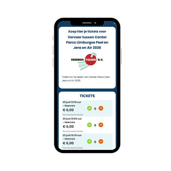 Tickets verkopen voor busvervoer